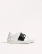 Valentino Rockstud Untitled Sneaker In Calfskin Leather With Tonal Studs